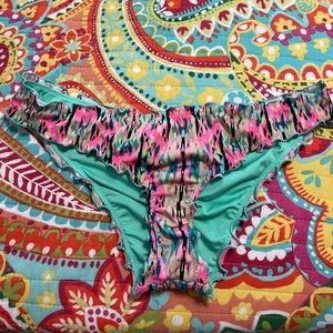 Shade & Shore ruffle/cheeky bikini bottom